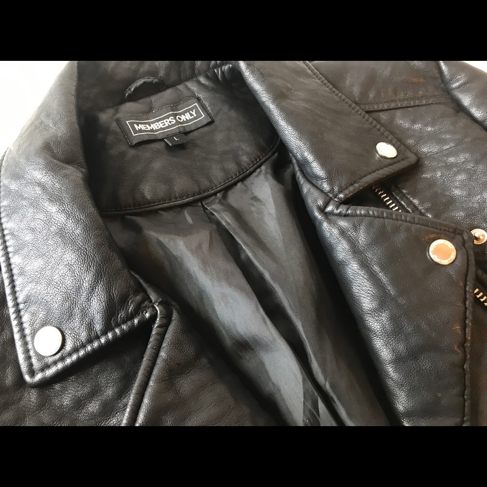Member's Only New Faux Leather Jacket